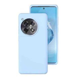 For OnePlus Ace 3 All-inclusive Liquid Silicone Phone Case(Mist Blue)