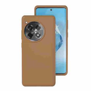 For OnePlus Ace 3 All-inclusive Liquid Silicone Phone Case(Khaki)