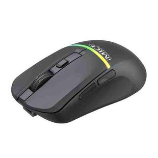 iMICE G902 Bluetooth Dual Mode 6-Key Silent Wireless Gaming Mouse(Black)