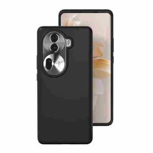 For OPPO Reno11 / Reno11 Pro Global All-inclusive Liquid Silicone Phone Case(Black)