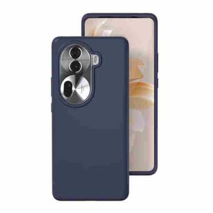 For OPPO Reno11 / Reno11 Pro Global All-inclusive Liquid Silicone Phone Case(Midnight Blue)