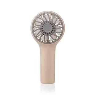 N605 Handheld Type-C Charging Portable Small Fan(Apricot)