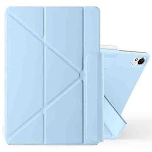 For Huawei MatePad 11.5 / 11.5S Fixed Buckle Magnetic Deformation Leather Tablet Case(Ice Blue)