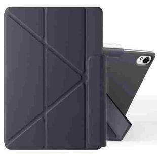 For Huawei MatePad 11.5 / 11.5S Fixed Buckle Magnetic Deformation Leather Tablet Case(Black)