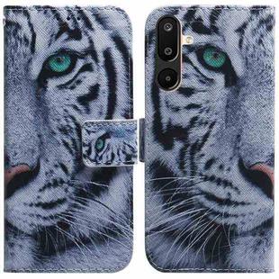 For Samsung Galaxy M16 5G / F16 5G / M36 5G Coloured Drawing Flip Leather Phone Case(Tiger)