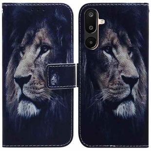 For Samsung Galaxy M16 5G / F16 5G / M36 5G Coloured Drawing Flip Leather Phone Case(Lion)
