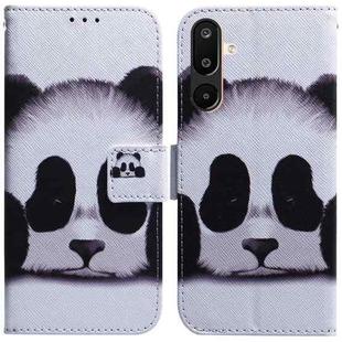 For Samsung Galaxy M16 5G / F16 5G / M36 5G Coloured Drawing Flip Leather Phone Case(Panda)