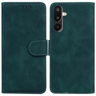 For Samsung Galaxy M16 5G / F16 5G / M36 5G Skin Feel Pure Color Flip Leather Phone Case(Green)