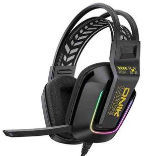 ONIKUMA X13 RGB Colorful Lighting Wired Gaming Headset with Microphone, Length:2.2m(Black)