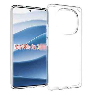 For Redmi Note 14 Pro+ 5G Waterproof Texture TPU Phone Case(Transparent)