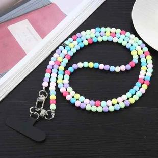 Mobile Phone Anti-lost Dazzling Crossbody Colorful Long Bead Chain