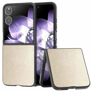 For Xiaomi Mix Flip PU Leather Black Frame Full Coverage Phone Case(Gold)