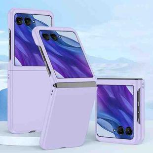 For Motorola Razr 50 Ultra Fuel Injection PC Skin Feel Phone Case(Purple)