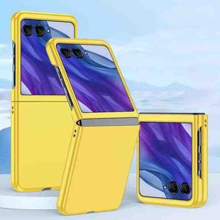 For Motorola Razr 50 Ultra Fuel Injection PC Skin Feel Phone Case(Yellow)