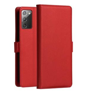 For Samsung Galaxy Note 20 Ultra DZGOGO MILO Series PC + PU Horizontal Flip Leather Case with Holder & Card Slot & Wallet(Red)