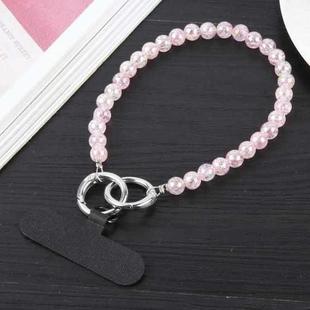 Beads Chain Anti-lost Short Lanyard(Pink)