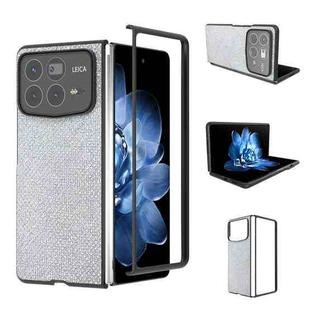 For Xiaomi Mix Fold 4 Diamond Frame Edge Full Coverage Phone Case(Jewel Silver)