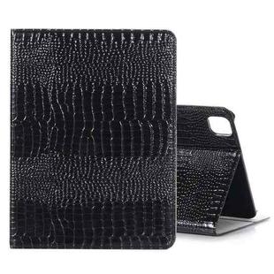 For iPad Pro 13  2024 Crocodile Texture Leather Tablet Case(Black)