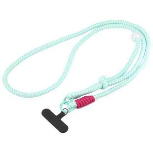 Mobile Phone Anti-lost Big Bead Nylon Long Lanyard(Mint Green)