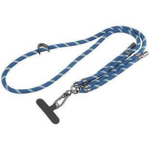 Twill Weave Adjustable Mobile Phone Anti-lost Long Lanyard(Dark Blue)