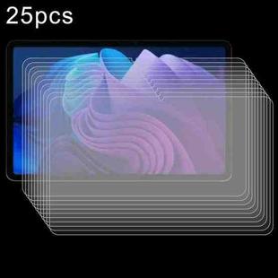 For TechLife Pad Plus 12 inch 25pcs 9H 0.3mm Explosion-proof Tempered Glass Film
