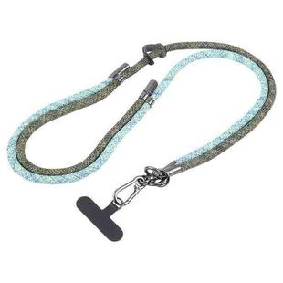 Color Match Adjustable Mobile Phone Anti-lost Long Lanyard(Brown Green)