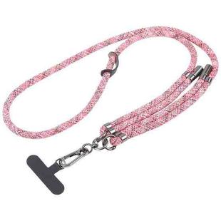 8mm Adjustable Mobile Phone Anti-lost Long Lanyard(Red Black)