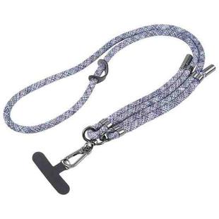 8mm Adjustable Mobile Phone Anti-lost Long Lanyard(Grey Blue)