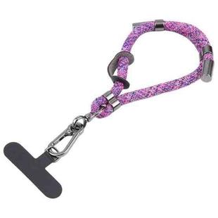 8mm Adjustable Mobile Phone Anti-lost Short Lanyard(Purple)