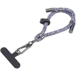 8mm Adjustable Mobile Phone Anti-lost Short Lanyard(Grey Blue)