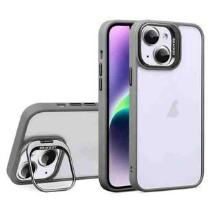 For iPhone 14 Plus U1 Invisible Lens Holder Acrylic + TPU Shockproof Phone Case(Grey)