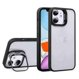 For iPhone 11 U1 Invisible Lens Holder Acrylic + TPU Shockproof Phone Case(Black)