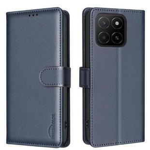 For Honor X5b Litchi Texture RFID Anti-theft Leather Phone Case(Blue)