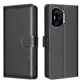 For Honor 300 Pro / 300 Ultra Litchi Texture RFID Anti-theft Leather Phone Case(Black)