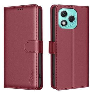 For Honor 400 Lite Litchi Texture RFID Anti-theft Leather Phone Case(Red)