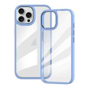 For iPhone 15 Pro Max Gold Shield 2 in 1 PC + TPU Shockproof Phone Case(Sierra Blue)