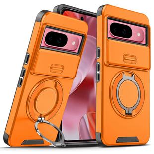 For Google Pixel 9 / 9 Pro Sliding Camshield Ring Holder Phone Case(Orange)