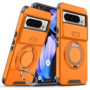 For Google Pixel 9 Pro XL Sliding Camshield Ring Holder Phone Case(Orange)