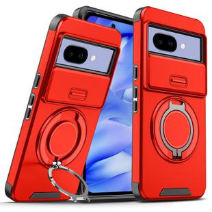 For Google Pixel 9a Sliding Camshield Ring Holder Phone Case(Red)