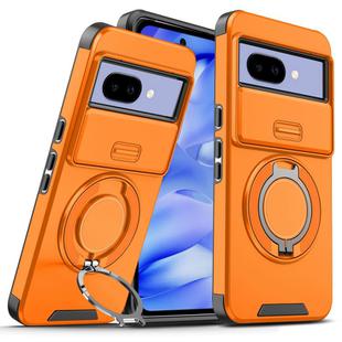 For Google Pixel 9a Sliding Camshield Ring Holder Phone Case(Orange)