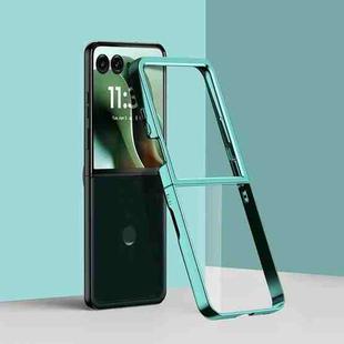 For Motorola Razr 60 Ultra 6D Electroplating PC Shockproof Phone Case(Green)