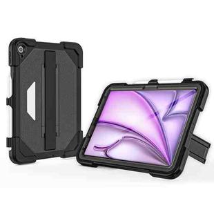 For iPad Air 11 2024 / Air 2022 10.9 RedPepper Tri-Defense TPU Hybrid PC Tablet Case(Black)