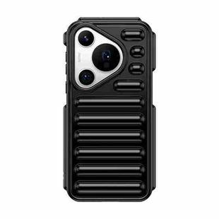 For Huawei Pura 70 Pro Capsule Series Candy Color TPU Phone Case(Black)