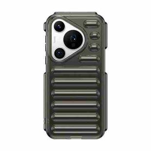 For Huawei Pura 70 Pro Capsule Series Candy Color TPU Phone Case(Transparent Grey)