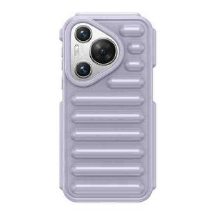 For Huawei Pura 70 Capsule Series Candy Color TPU Phone Case(Purple)