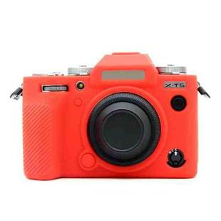 For FUJIFILM X-T5 Soft Silicone Protective Case(Red)