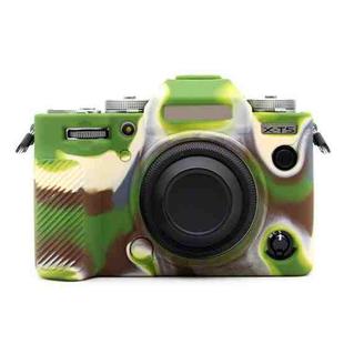 For FUJIFILM X-T5 Soft Silicone Protective Case(Camouflage)