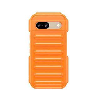 For Google Pixel 8a Capsule Series Candy Color TPU Phone Case(Orange)