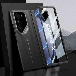 For Samsung Galaxy Z Fold5 GKK Integrated Folding Supercar Phone Case(Black)