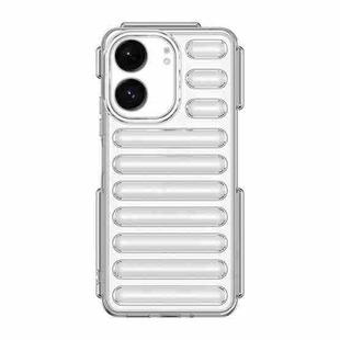 For Xiaomi Poco C65 Capsule Series Candy Color TPU Phone Case(Transparent)